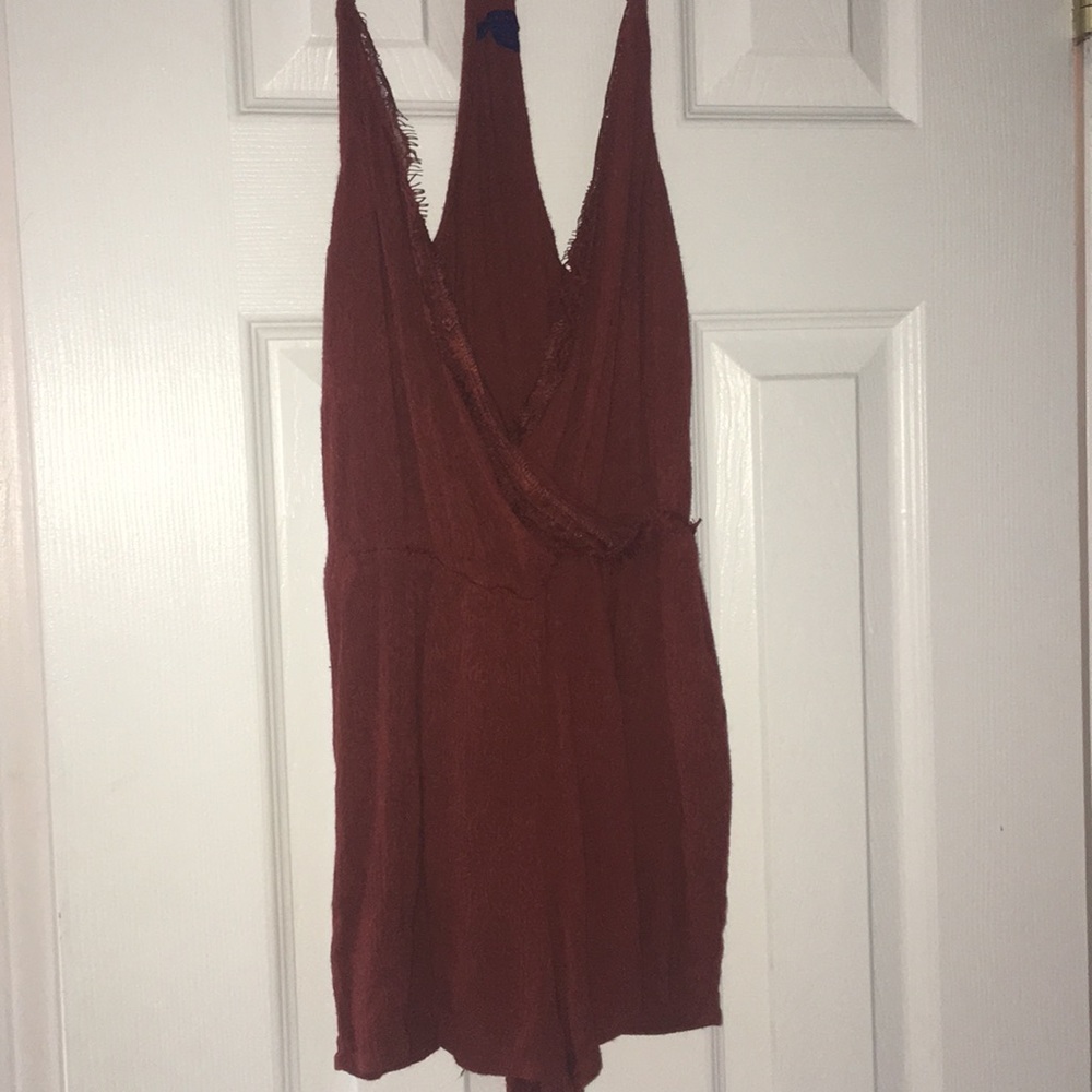 Maroon romper
